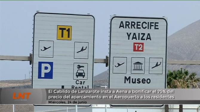 El Cabildo reclama a Aena un descuento del 75% en el parking del aeropuerto El Cabildo reclama a Aena un descuento del 75% en el parking del aeropuerto
