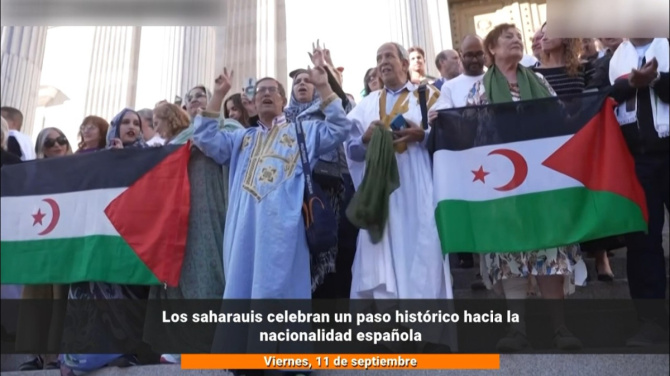 Los saharauis de Lanzarote celebran el paso histórico para recuperar la nacionalidad española Los saharauis de Lanzarote celebran el paso histórico para recuperar la nacionalidad española