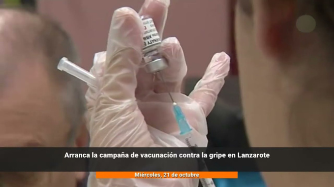 Comienza la campaña de vacunación contra la gripe en Lanzarote