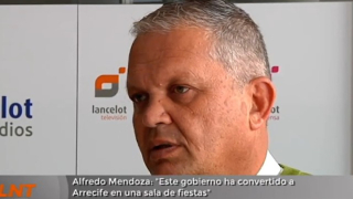 Alfredo Mendoza: "Este gobierno ha convertido a Arrecife en una sala de fiestas"