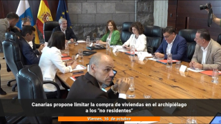 Canarias propone prohibir la compra de viviendas a quienes no acrediten diez años de residencia