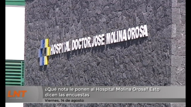 ¿Qué nota le ponen al Hospital Molina Orosa? Esto dicen las encuestas ¿Qué nota le ponen al Hospital Molina Orosa? Esto dicen las encuestas