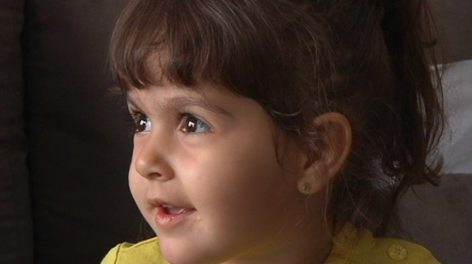 Dayre, la niña lanzaroteña con el primer caso de IDDSADF en España