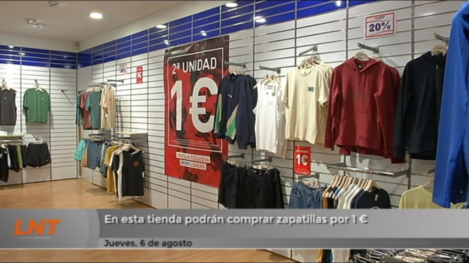 En esta tienda podrán comprar zapatillas por 1€