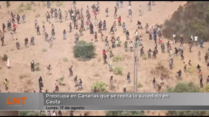 Preocupa en Canarias que se replique en las islas lo sucedido en Ceuta Preocupa en Canarias que se replique en las islas lo sucedido en Ceuta