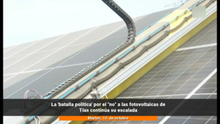 La 'batalla política' por el "no" a las fotovoltaicas de Tías continúa su escalada