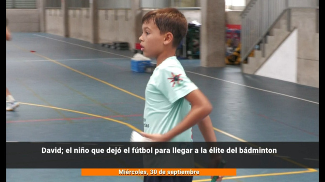 David, el niño que dejó el fútbol para llegar a la élite del bádminton David, el niño que dejó el fútbol para llegar a la élite del bádminton