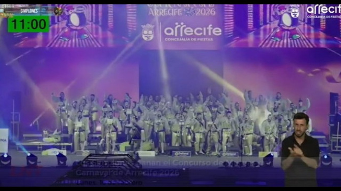 Los Simplones ganan el Concurso de Murgas del Carnaval de Arrecife 2026 Los Simplones ganan el Concurso de Murgas del Carnaval de Arrecife 2026