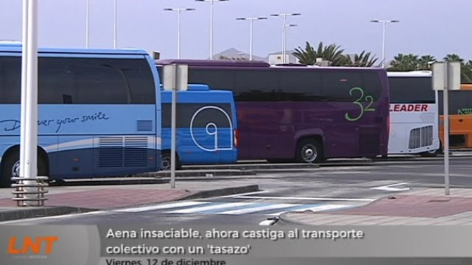 Aena, insaciable: ahora castiga al transporte colectivo con un "tasazo" Aena, insaciable: ahora castiga al transporte colectivo con un "tasazo"
