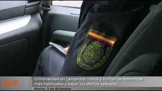 Crece la criminalidad en Lanzarote