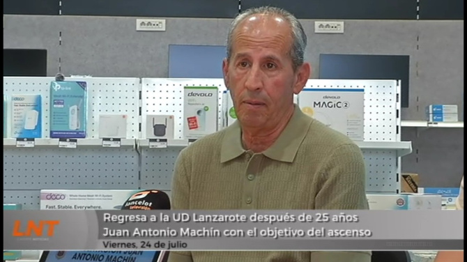Regresa a la UD Lanzarote después de 25 años Juan Antonio Machín con el objetivo del ascenso