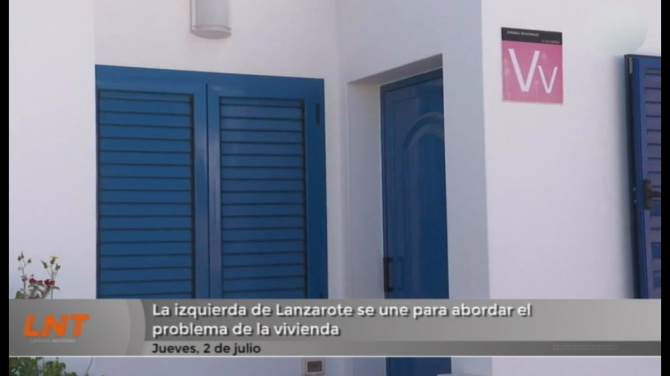 La izquierda de Lanzarote se “une” para hablar de viviendas