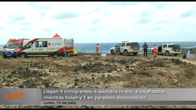 Llegan 9 inmigrantes: 4 asistidos in situ, 4 localizados mientras huían y 1 en paradero desconocido Llegan 9 inmigrantes: 4 asistidos in situ, 4 localizados mientras huían y 1 en paradero desconocido