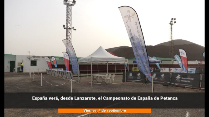 España verá, desde Lanzarote, el Campeonato de España de Petanca