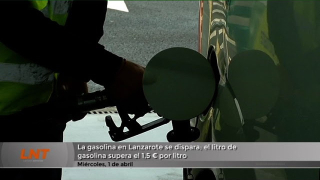 La gasolina en Lanzarote se dispara; el litro supera el 1,5 €/litro