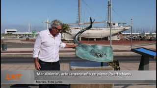'Mar Abierto', arte lanzaroteño en pleno Puerto Naos 'Mar Abierto', arte lanzaroteño en pleno Puerto Naos