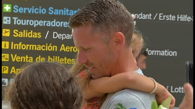 El lanzaroteño que participó en el Mundial ya está en casa