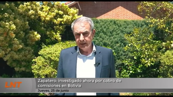 Zapatero: investigado ahora por cobro de comisiones en Bolivia