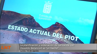 La planificación y ordenación de Lanzarote con Oswaldo Betancort es "un hecho"