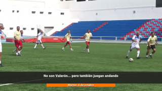 No son Valerón... pero también juegan andando