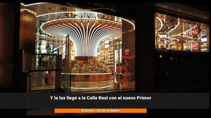 Y la luz llegó a la Calle Real con el nuevo Primor Y la luz llegó a la Calle Real con el nuevo Primor