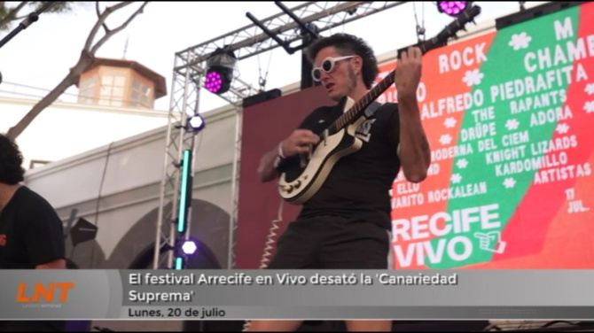 El festival Arrecife en Vivo desató la 'Canariedad Suprema' El festival Arrecife en Vivo desató la 'Canariedad Suprema'