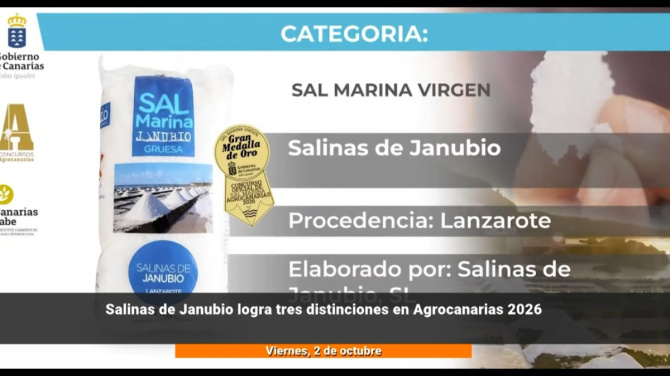 Salinas de Janubio se cuela entre las mejores de Canarias con tres premios en Agrocanarias