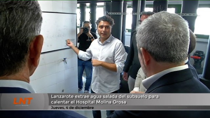 Lanzarote extrae agua salada del subsuelo para calentar el Hospital Molina Orosa