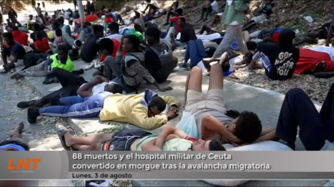 88 muertos y el hospital militar de Ceuta convertido en morgue tras la avalancha migratoria