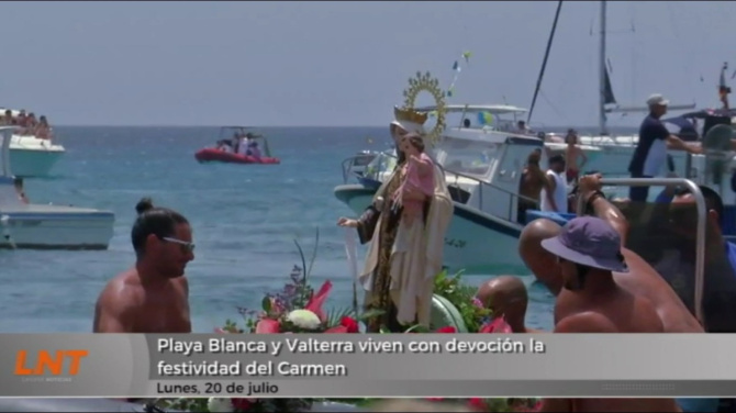 Playa Blanca y Valterra viven con devoción la festividad del Carmen Playa Blanca y Valterra viven con devoción la festividad del Carmen