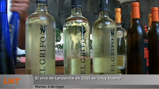 El vino de Lanzarote de 2025 es "muy bueno"