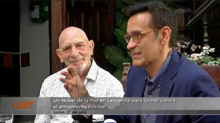 Un Nobel de la Paz en la isla para luchar contra el armamento nuclear