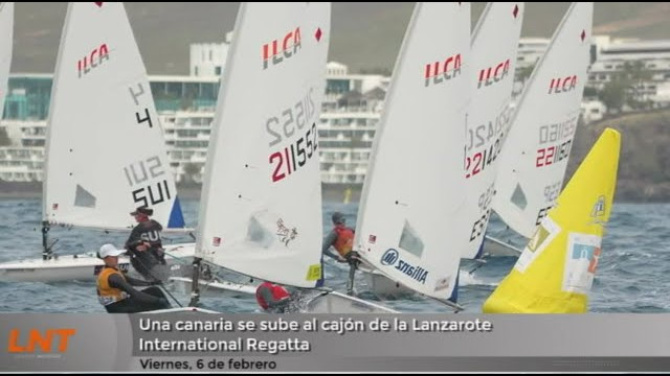 Una canaria se sube al cajón de la Lanzarote International Regatta