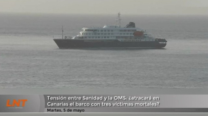 Tensión entre Sanidad y la OMS: ¿Atracará en Canarias el barco con tres víctimas mortales?