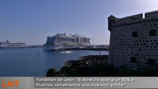 Yonathan de León: "Si Arrecife aporta un 30% a Puertos, reclamamos una inversión similar"