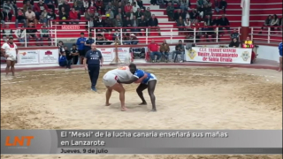 El "Messi" de la lucha canaria enseñará sus mañas en Lanzarote El "Messi" de la lucha canaria enseñará sus mañas en Lanzarote