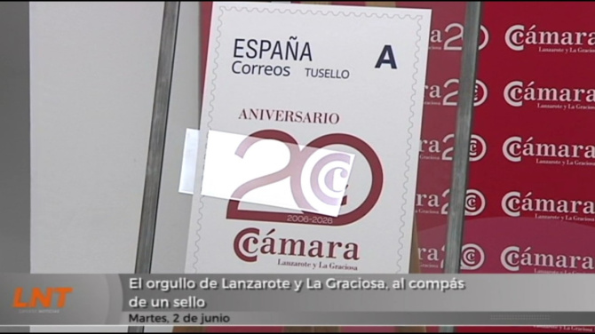 Un sello con impronta lanzaroteña Un sello con impronta lanzaroteña