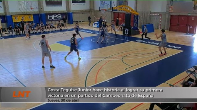 Costa Teguise Junior hace historia al lograr su primera victoria en un partido del Campeonato Nacional