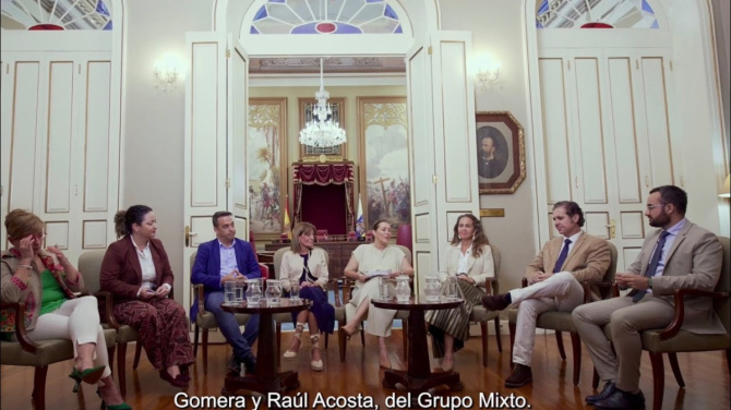 El Parlamento de Canarias abre el debate sobre el reto demográfico y el envejecimiento con un nuevo videopodcast con los grupos políticos