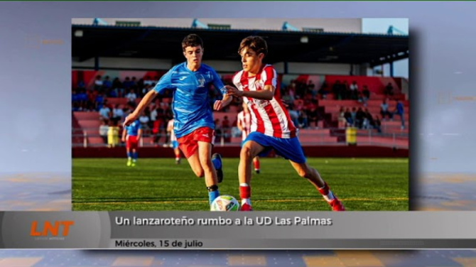 Un lanzaroteño rumbo a la UD Las Palmas Un lanzaroteño rumbo a la UD Las Palmas