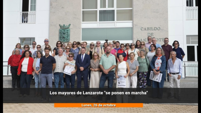 Los mayores de Lanzarote "se ponen en marcha"