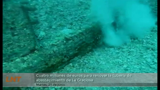 4 millones de euros para renovar la tubería de abastecimiento de La Graciosa