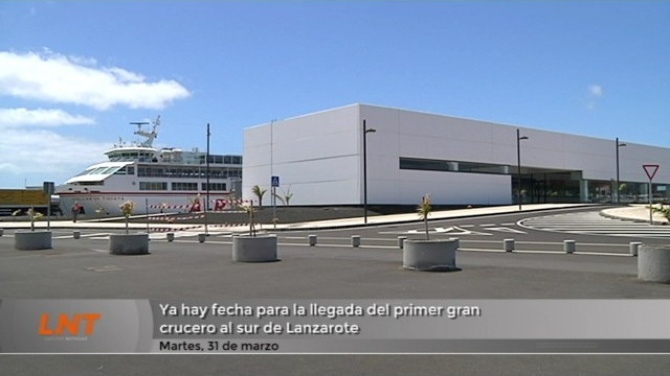 Ya hay fecha para la llegada del primer gran crucero al sur de Lanzarote
