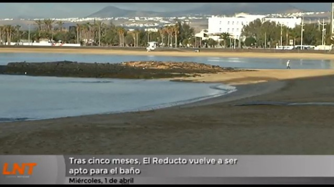 Tras cinco meses, El Reducto vuelve a estar apto para el baño