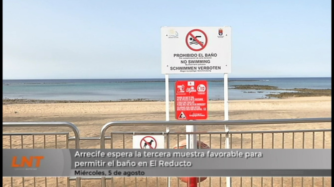 Arrecife espera la tercera muestra favorable para permitir el baño en El Reducto