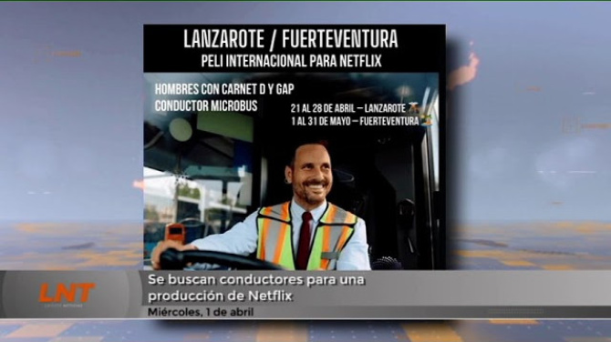 Se buscan conductores para una producción de Netflix