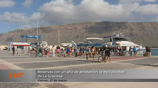 Reservas con un año de antelación: la exclusividad de La Graciosa Reservas con un año de antelación: la exclusividad de La Graciosa