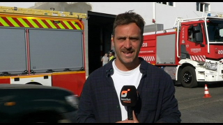 Ningún herido y 9 guaguas calcinadas, balance del incendio voraz de Valterra Ningún herido y 9 guaguas calcinadas, balance del incendio voraz de Valterra