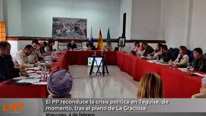 El PP logra reconducir la crisis política en Teguise tras el pleno celebrado en La Graciosa