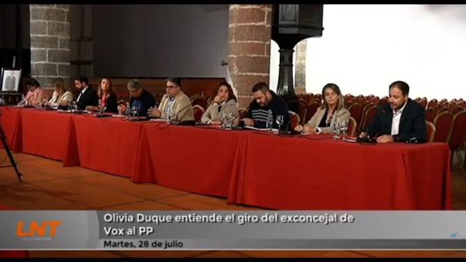 Olivia Duque entiende el giro del exconcejal de VOX al PP